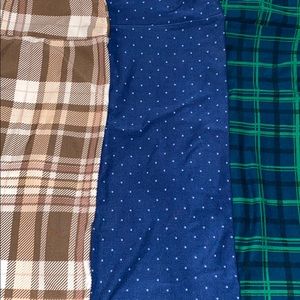LuLaRoe tall and curvy leggings. 3 pairs.